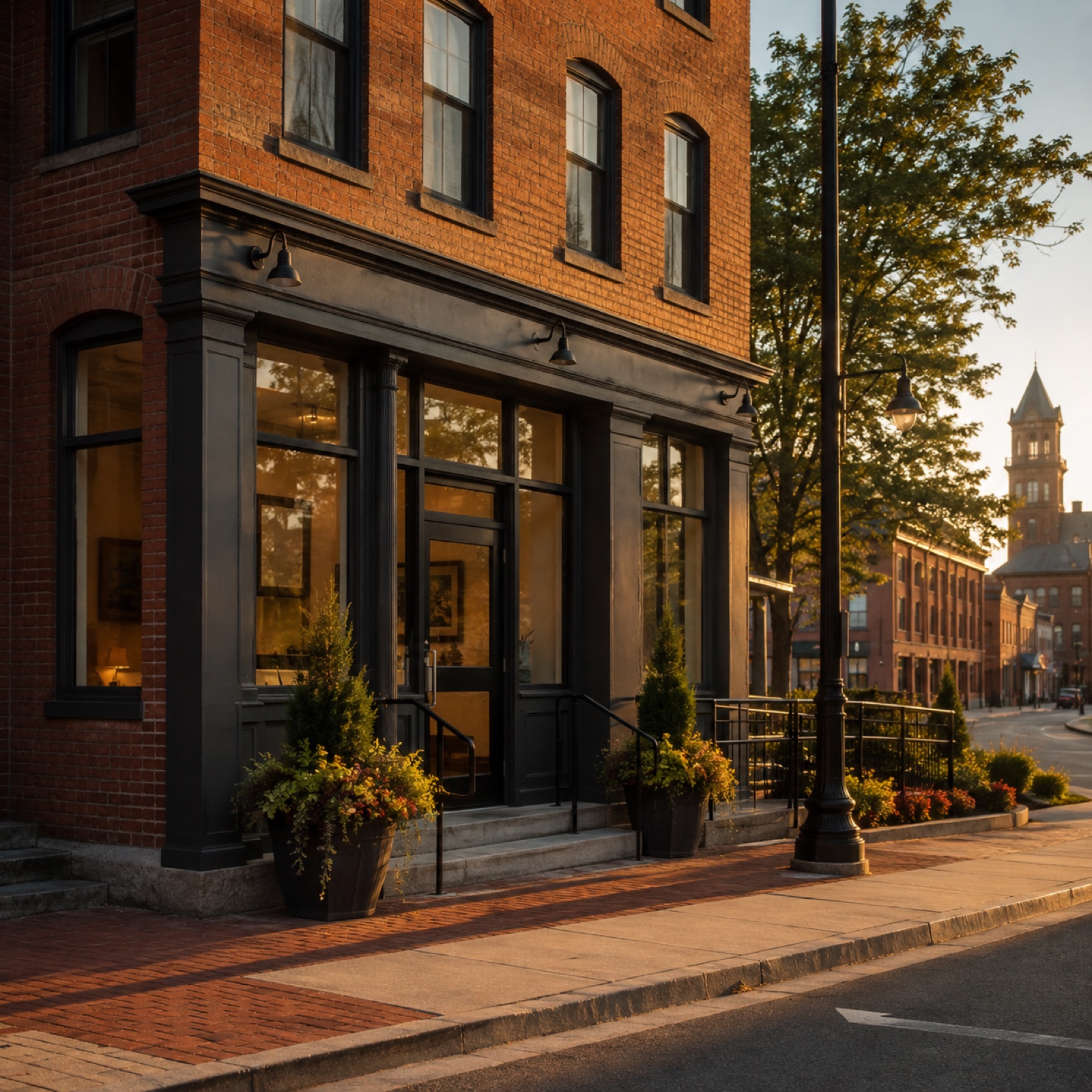 The clinic exterior in downtown Lowell