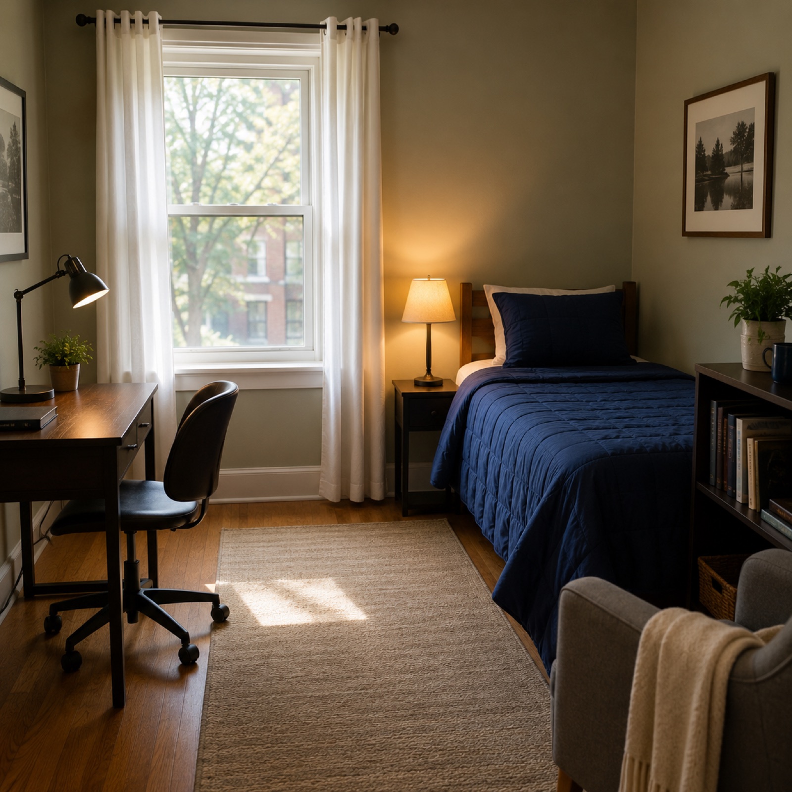 A resident bedroom